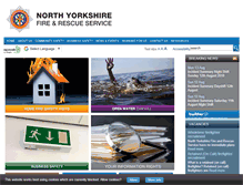 Tablet Screenshot of northyorksfire.gov.uk